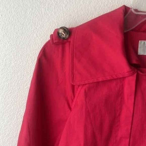 Trina Turk jacket red size Small stunning double breasted statement